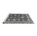 Sideview of Machine Washable Abstract Gray Modern Rug, wshabs3240gry