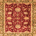 Square Abstract Orange Modern Rug, abs3240org