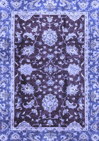 Abstract Blue Modern Rug, abs3240blu