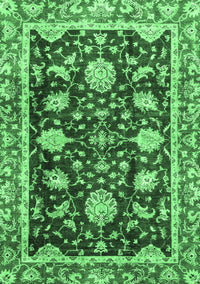 Abstract Emerald Green Modern Rug, abs3240emgrn