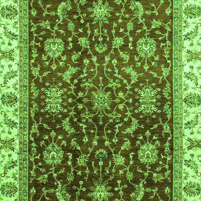 Abstract Green Modern Rug, abs3241grn