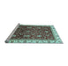 Sideview of Machine Washable Abstract Light Blue Modern Rug, wshabs3241lblu