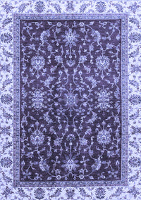 Abstract Blue Modern Rug, abs3241blu