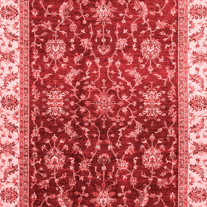 Machine Washable Abstract Red Modern Rug, wshabs3241red