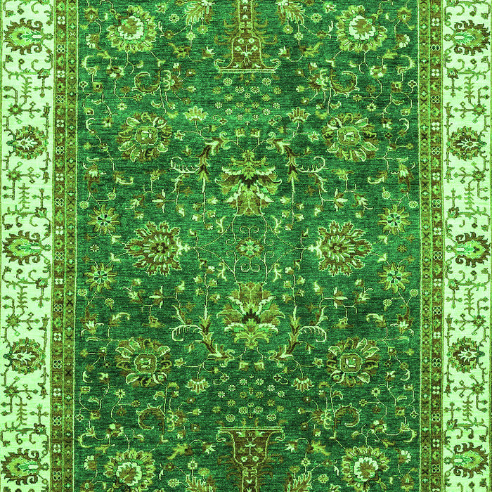 Machine Washable Abstract Green Modern Area Rugs, wshabs3242grn