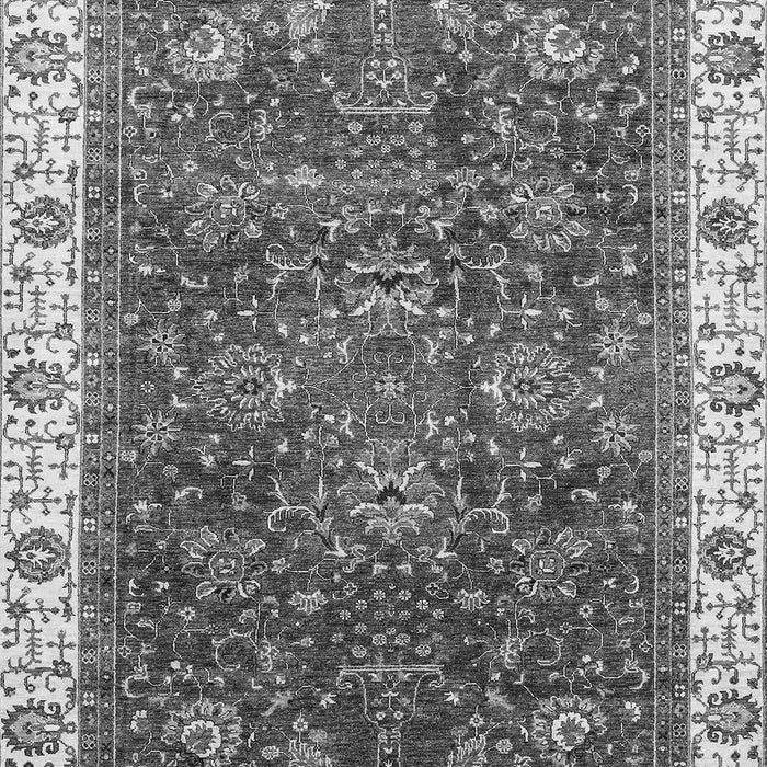 Machine Washable Abstract Gray Modern Rug, wshabs3242gry