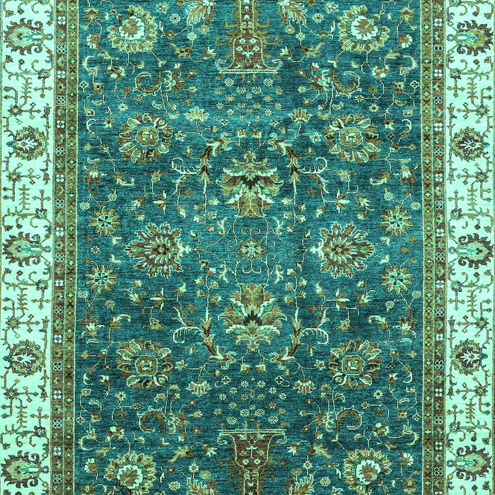 Abstract Turquoise Modern Rug, abs3242turq