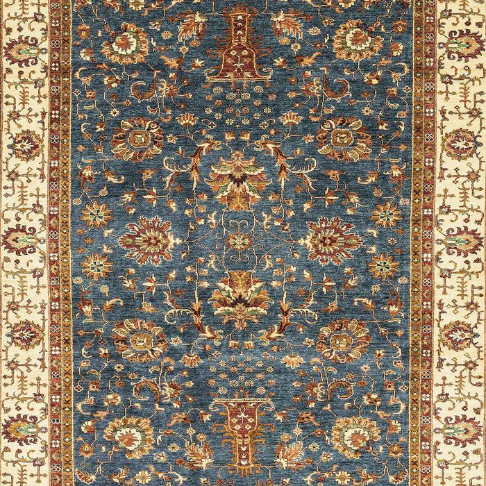 Machine Washable Abstract Brown Green Rug, wshabs3242