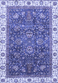 Abstract Blue Modern Rug, abs3242blu