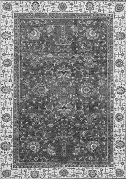 Abstract Gray Modern Rug, abs3242gry