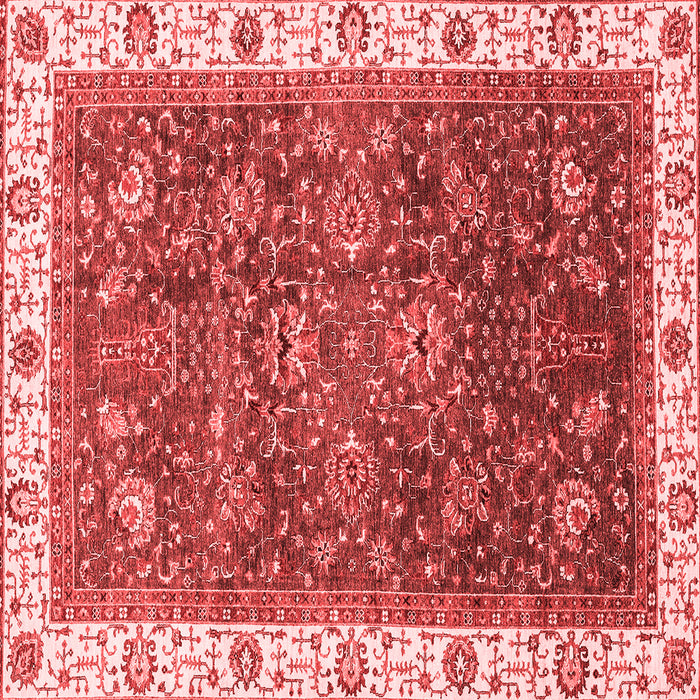 Machine Washable Abstract Red Modern Rug, wshabs3242red