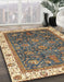 Machine Washable Abstract Brown Green Rug in a Family Room, wshabs3242