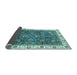 Sideview of Abstract Light Blue Modern Rug, abs3242lblu