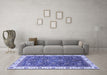 Machine Washable Abstract Blue Modern Rug in a Living Room, wshabs3242blu