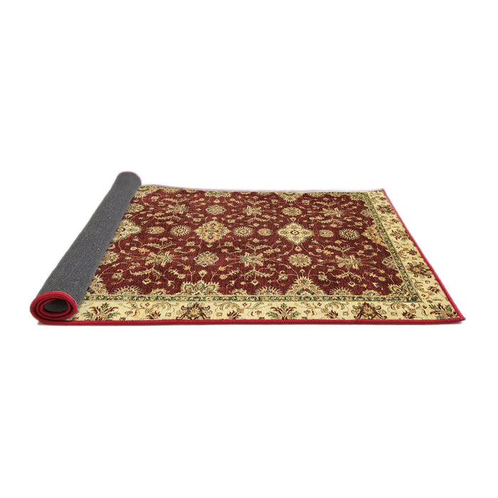 Sideview of Abstract Red Oriental Rug, abs3243