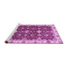 Sideview of Machine Washable Oriental Purple Traditional Area Rugs, wshabs3243pur