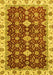 Machine Washable Oriental Yellow Traditional Rug, wshabs3243yw