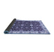 Sideview of Oriental Blue Traditional Rug, abs3243blu