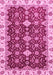 Machine Washable Oriental Pink Traditional Rug, wshabs3243pnk