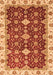 Machine Washable Oriental Orange Traditional Area Rugs, wshabs3243org