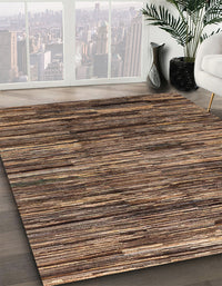 Abstract Bakers Brown Modern Rug, abs3244