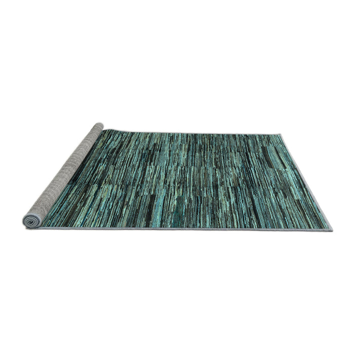 Sideview of Machine Washable Abstract Light Blue Modern Rug, wshabs3244lblu