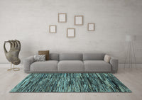 Machine Washable Abstract Light Blue Modern Rug, wshabs3244lblu