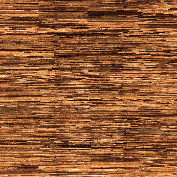 Square Machine Washable Abstract Orange Modern Area Rugs, wshabs3244org