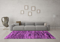 Machine Washable Abstract Purple Modern Rug, wshabs3244pur