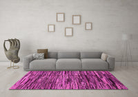 Machine Washable Abstract Pink Modern Rug, wshabs3244pnk