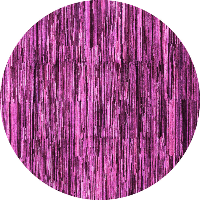 Round Machine Washable Abstract Pink Modern Rug, wshabs3244pnk
