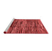 Modern Red Washable Rugs