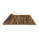 Sideview of Abstract Brown Modern Rug, abs3244brn