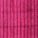 Square Machine Washable Abstract Pink Modern Rug, wshabs3245pnk