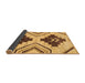 Sideview of Southwestern Brown Country Rug, abs3246brn