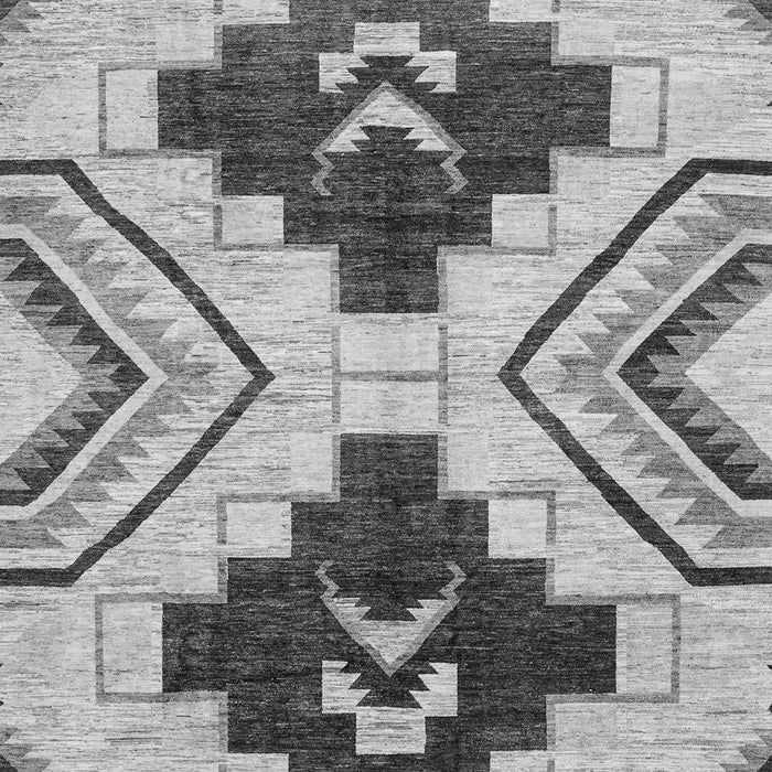 Southwestern Gray Country Rug, abs3246gry