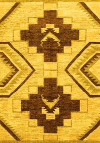 Southwestern Yellow Country Rug, abs3246yw