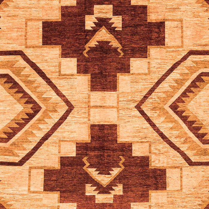 Southwestern Orange Country Rug, abs3246org