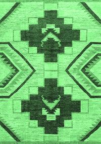 Southwestern Emerald Green Country Rug, abs3246emgrn