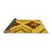 Sideview of Southwestern Yellow Country Rug, abs3246yw