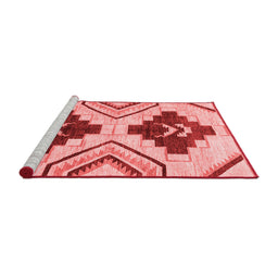 Country Red Washable Rugs