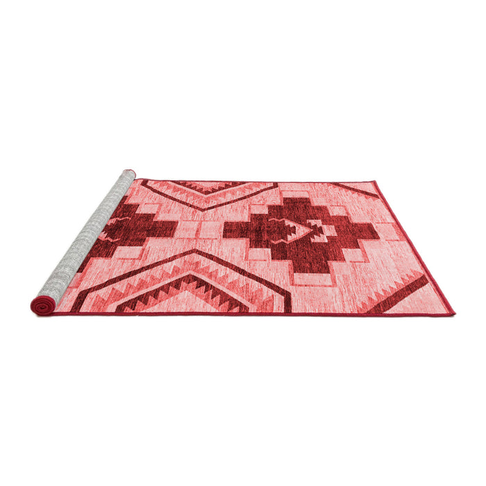 Country Red Washable Rugs