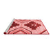 Country Red Washable Rugs