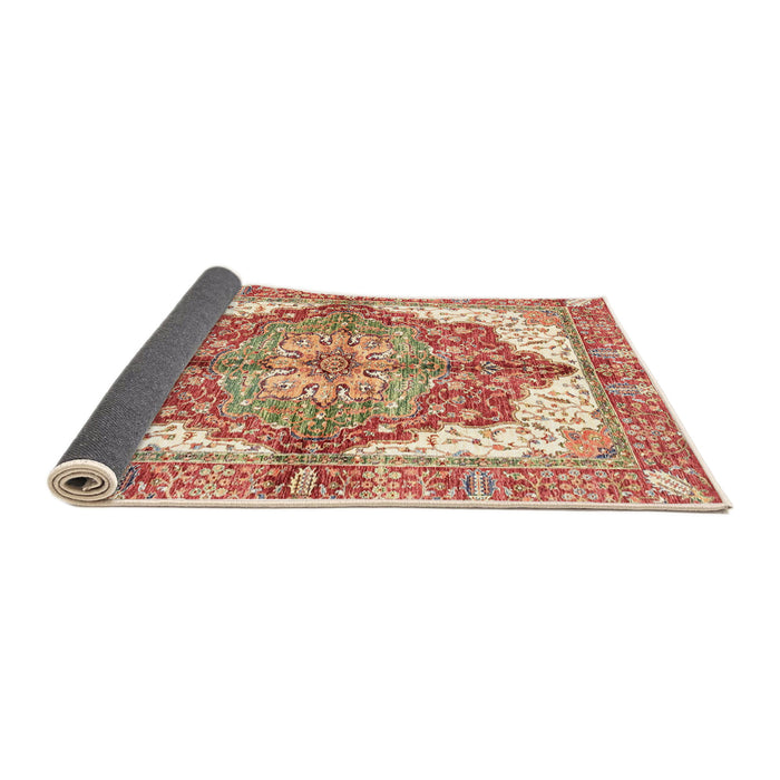 Sideview of Abstract Red Persian Rug, abs3247
