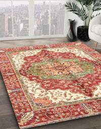 Abstract Red Persian Rug, abs3247