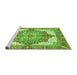 Sideview of Machine Washable Persian Green Traditional Area Rugs, wshabs3247grn