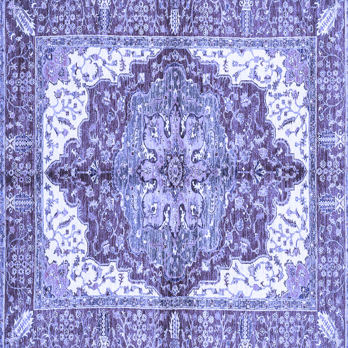 Square Persian Blue Traditional Rug, abs3247blu