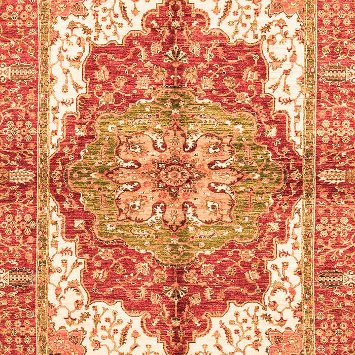 Persian Orange Traditional Rug, abs3247org