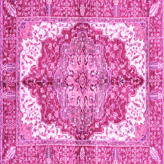 Square Persian Pink Traditional Rug, abs3247pnk