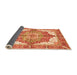 Sideview of Persian Orange Traditional Rug, abs3247org